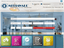 Tablet Screenshot of mediawall.it